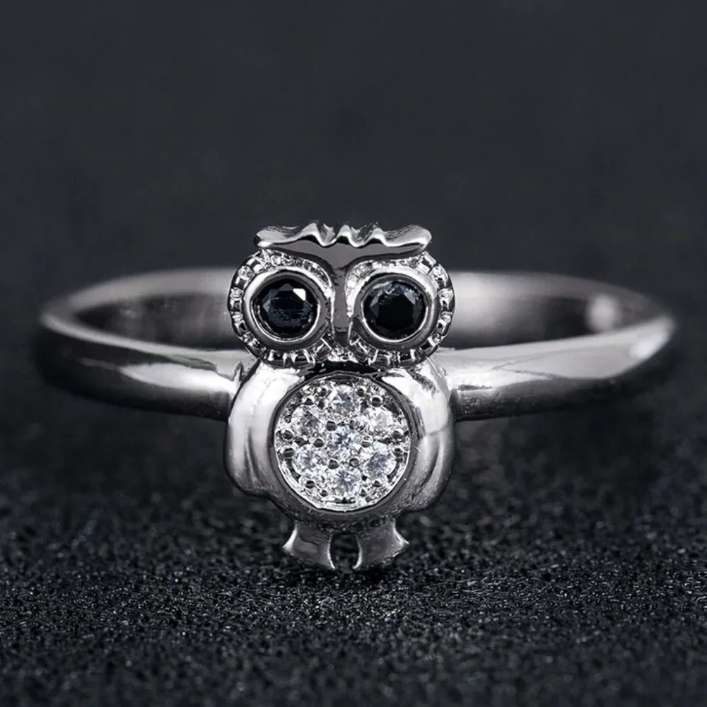 925 Silver Plated 3a Cz Cute Ring For Men Women Fb16fa1042